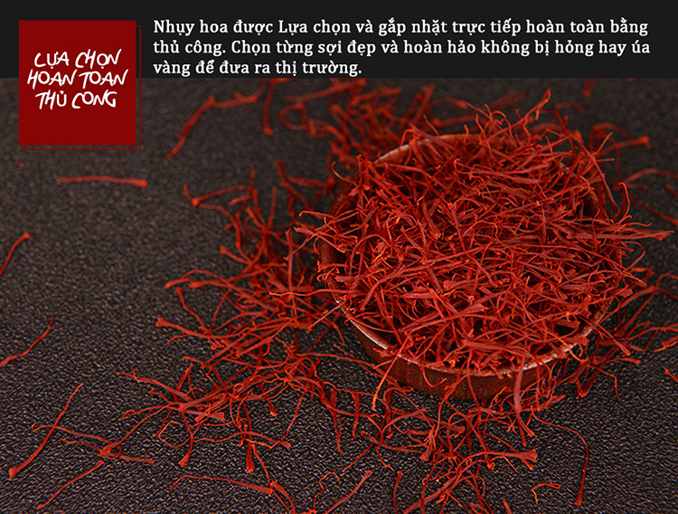 Saffron Shyam Gazelle (1g) - Tặng 1 Hộp Hoa Hồng Korea Detox, Thanh Nhiệt