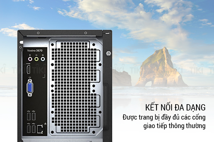PC Dell Vostro 3670 MT 42VT370019 Core i3-8100/4GB/1TB HDD/Ubuntu - Hàng Chính Hãng