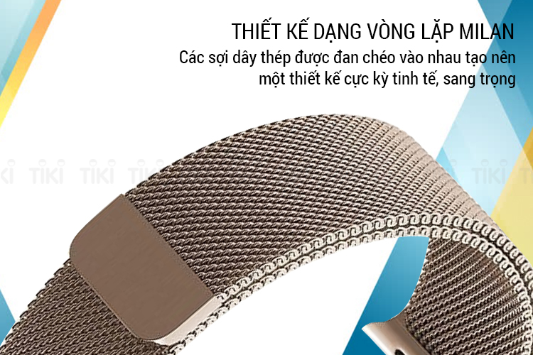 Dây đeo dành cho Apple Watch Milanese Loop Series 1.2.3.4