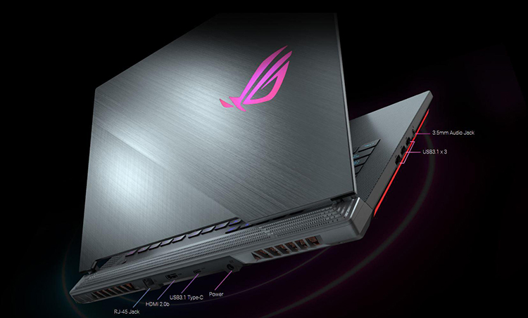 Laptop ASUS ROG Strix G G731-VEV089T (Core i7-9750H/ 16GB DDR4 2666MHz/ 512GB SSD PCIE/ RTX 2060 6GB/ 17.3 FHD IPS 144Hz/3ms/ Win10) - Hàng Chính Hãng