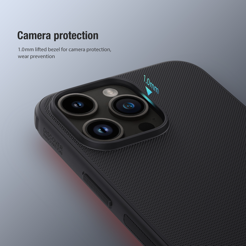 Ốp Lưng cho iPhone 15 / 15 Plus / 15 Pro / 15 Pro Max Nillkin Super Frosted Shield Pro Case - Hàng Chính Hãng