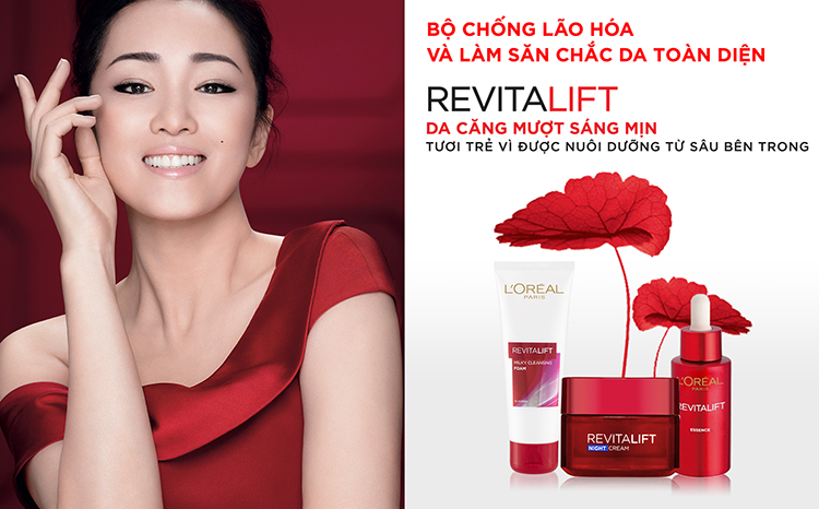 Bộ 3 Bước Dưỡng Da Ngăn Ngừa Lão Hóa Revitalift L'Oreal Paris