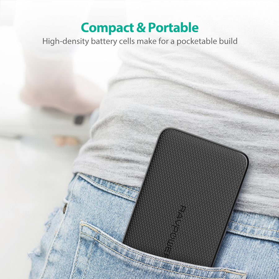 Pin Sạc Dự Phòng RAVPower 10000mAh RP-PB099 - Hàng Chính Hãng