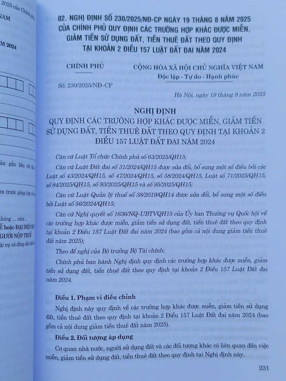 Sách Luật Đất Đai sửa đổi, bổ sung năm 2025 và Các Văn Bản Hướng Dẫn Thi Hành - V2661TP