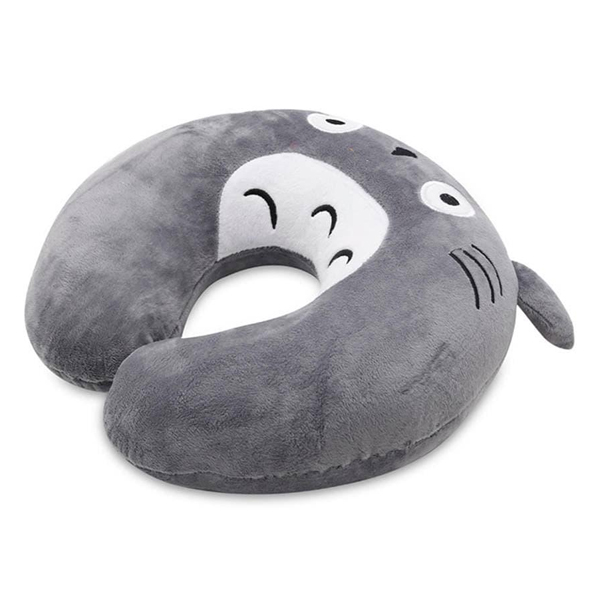 Gối Chữ U Mèo Totoro U24 (Màu Xám)