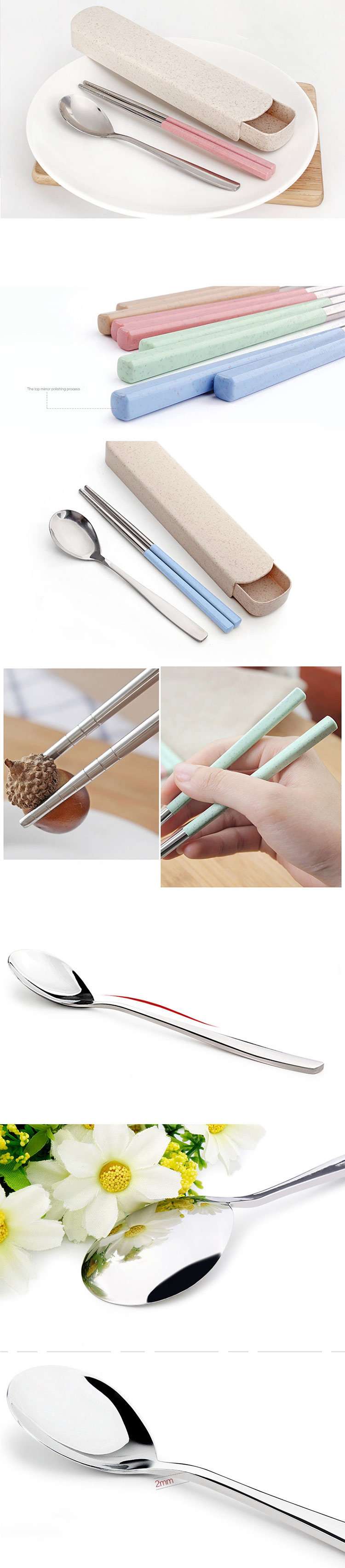 Bộ Muỗng Đũa Inox Gagarin