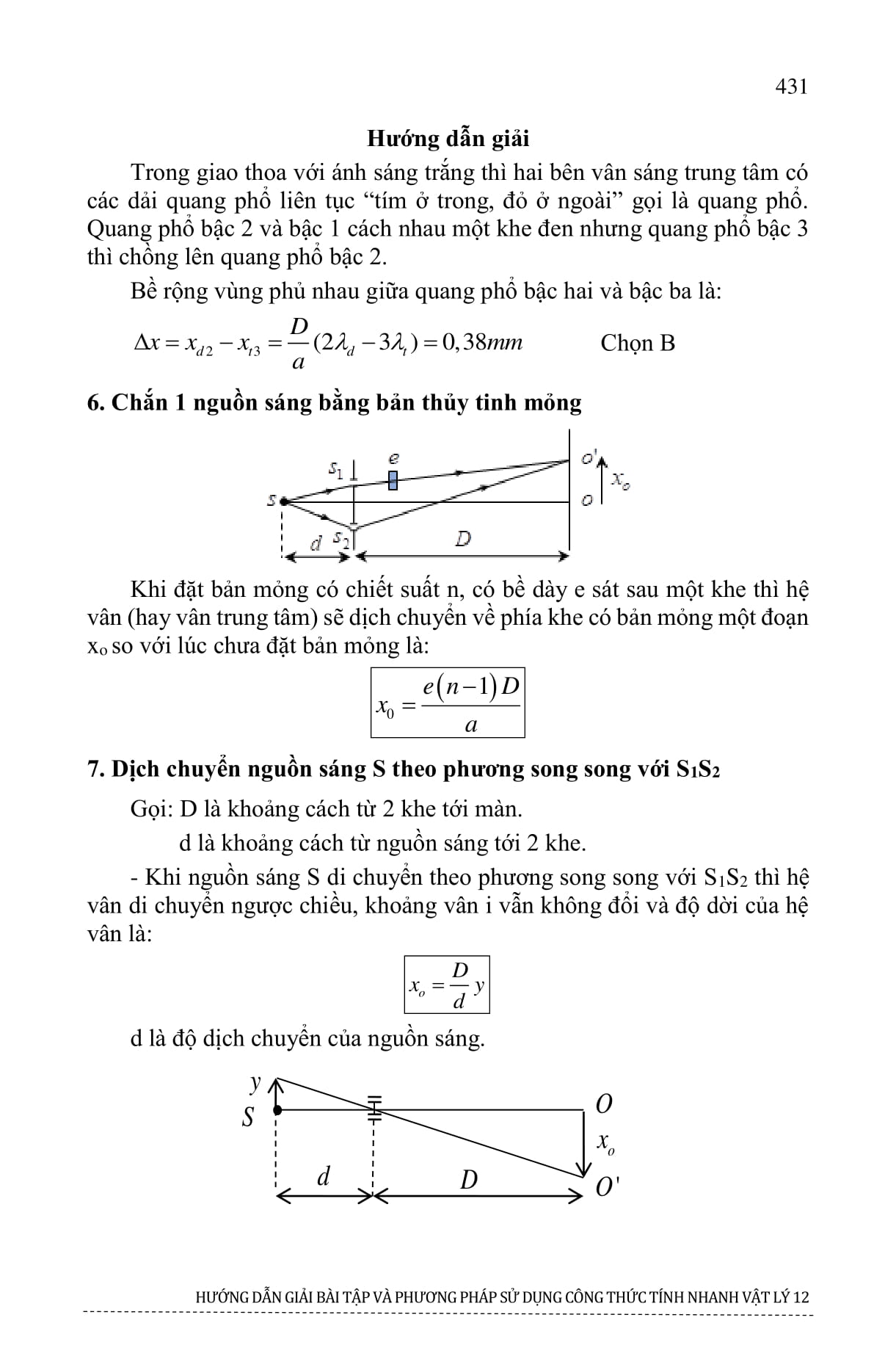 Hướng Dẫn Giải Bài Tập Và Phương Pháp Sử Dụng Công Thức Tính Nhanh Vật Lý 12 Dành Cho Kỳ Thi THPT Quốc Gia