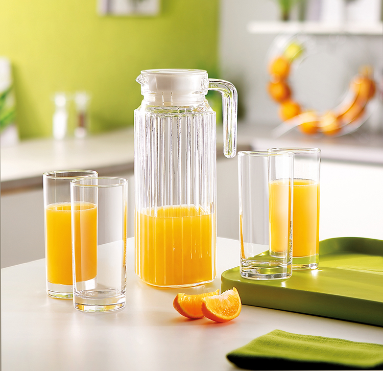 Bình Nước Thủy Tinh Luminarc Quadro G2666 (1.1L)