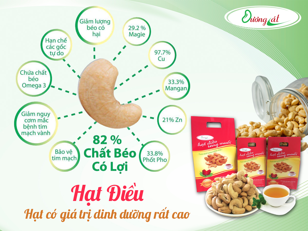 Hộp hạt điều lụa Dương Cát 500g Hộp Tròn