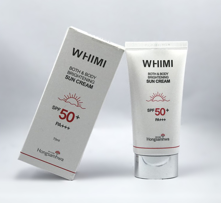 Kem Chống Nắng Hồng Sâm Whimi - Whimi Both&Body Brightening Suncream 70ml