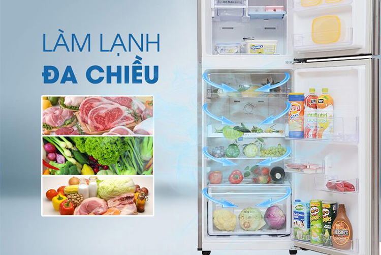 Tủ Lạnh Inverter Samsung RT22FARBDSA (234L) - Xám - Hàng Chính Hãng