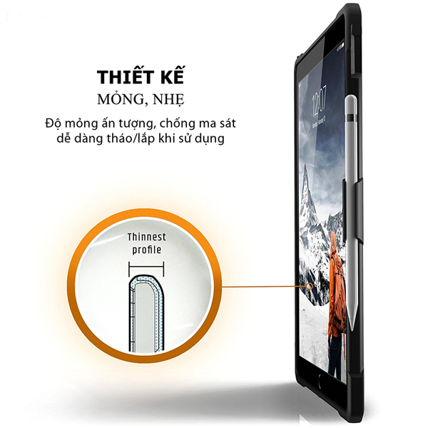 Ốp lưng iPad 9.7 2018/2017 UAG Plasma