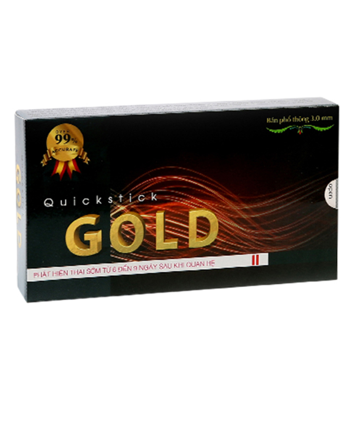 que thử thai quickstick gold 3mm - che tên sản phẩm 1