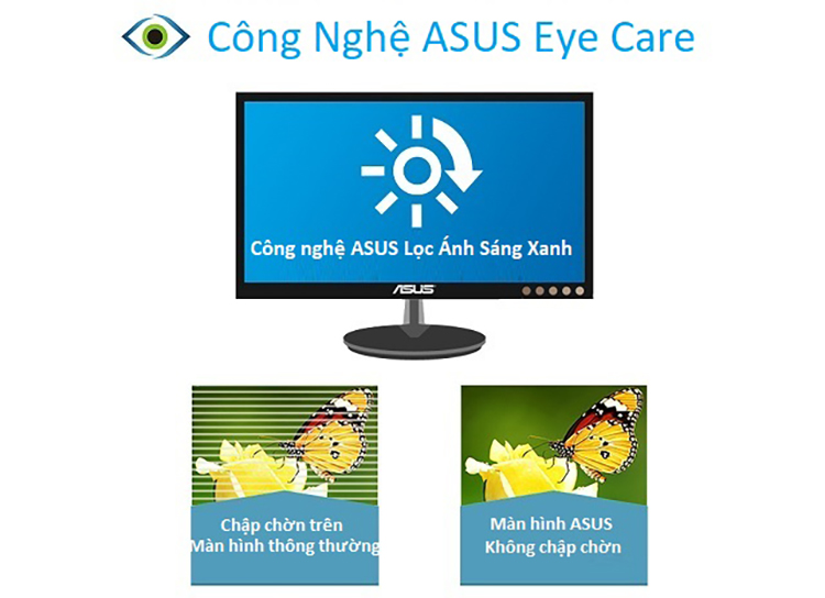 Màn Hình Asus VZ229HE 22inch FullHD 5ms 76Hz IPS - Hàng Chính Hãng