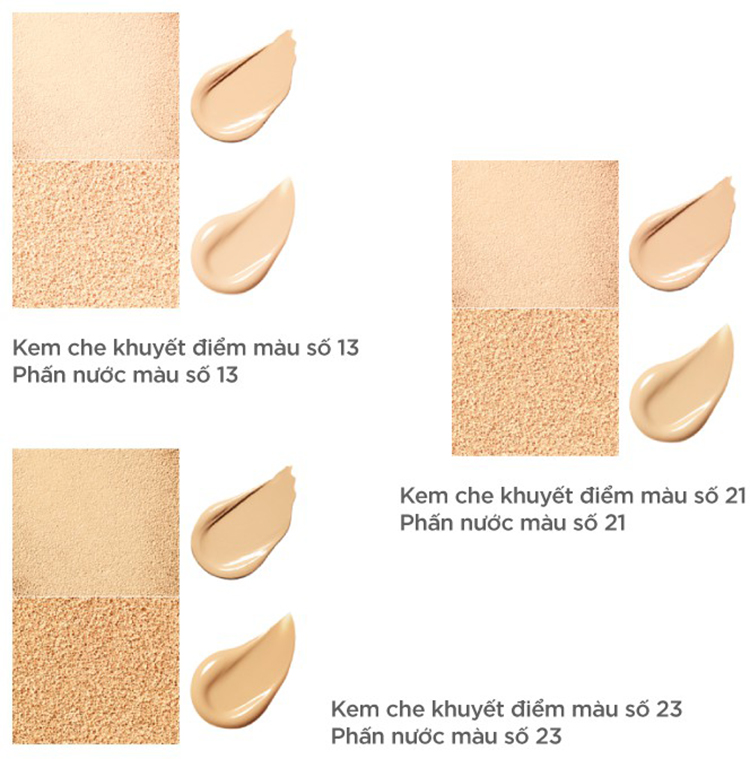 Kem phấn nền 2 lần che phủ Laneige Layering Cover Cushion & Concealing Base (16.5g)