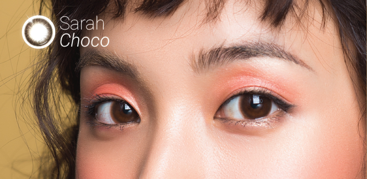 Kính Áp Tròng Hàn Quốc Vivimon Sarah Choco
