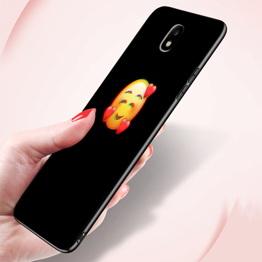 Ốp lưng điện thoại Samsung Galaxy J7 Plus - emoji kute MS EMJKT046
