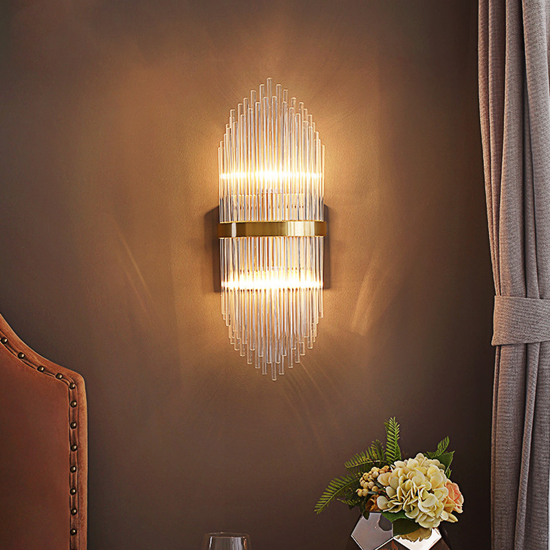 Đèn tường ZUDAN pha lê kiểu dáng độc đáo, trang trí nội thất sang trọng.