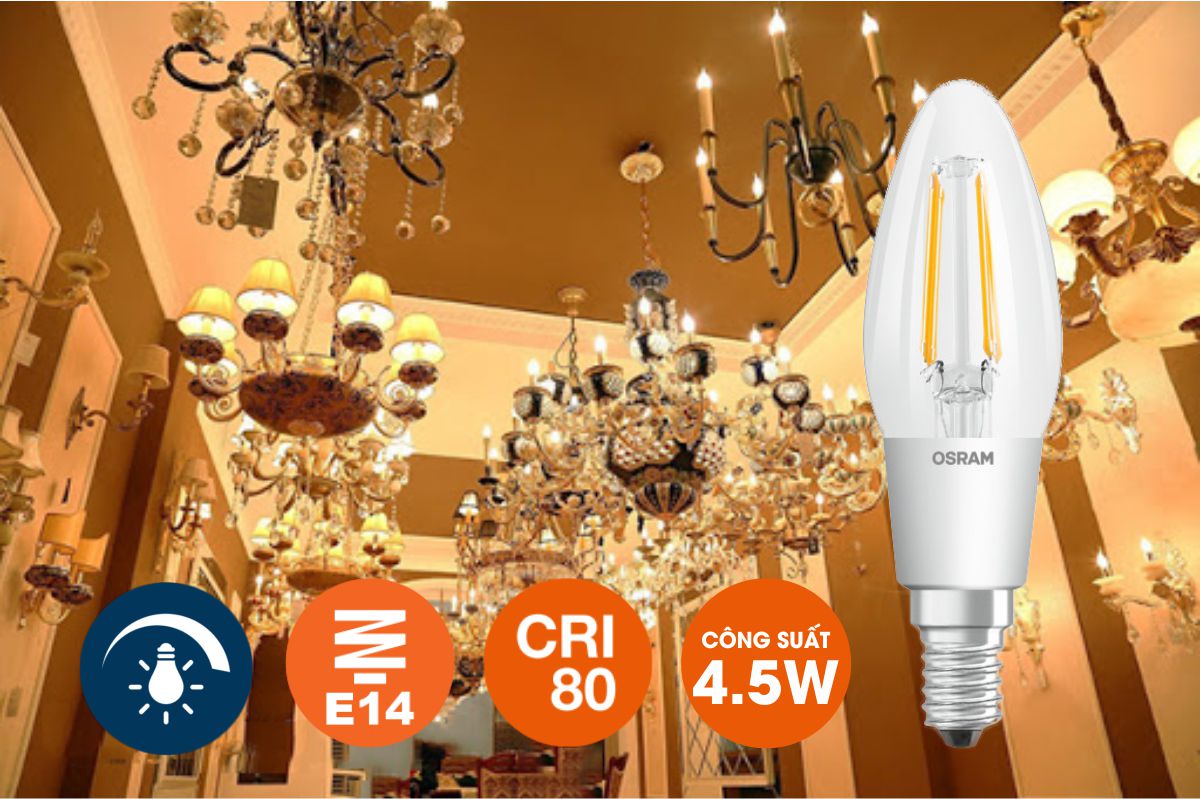 Ứng dụng đèn LED nến OSRAM