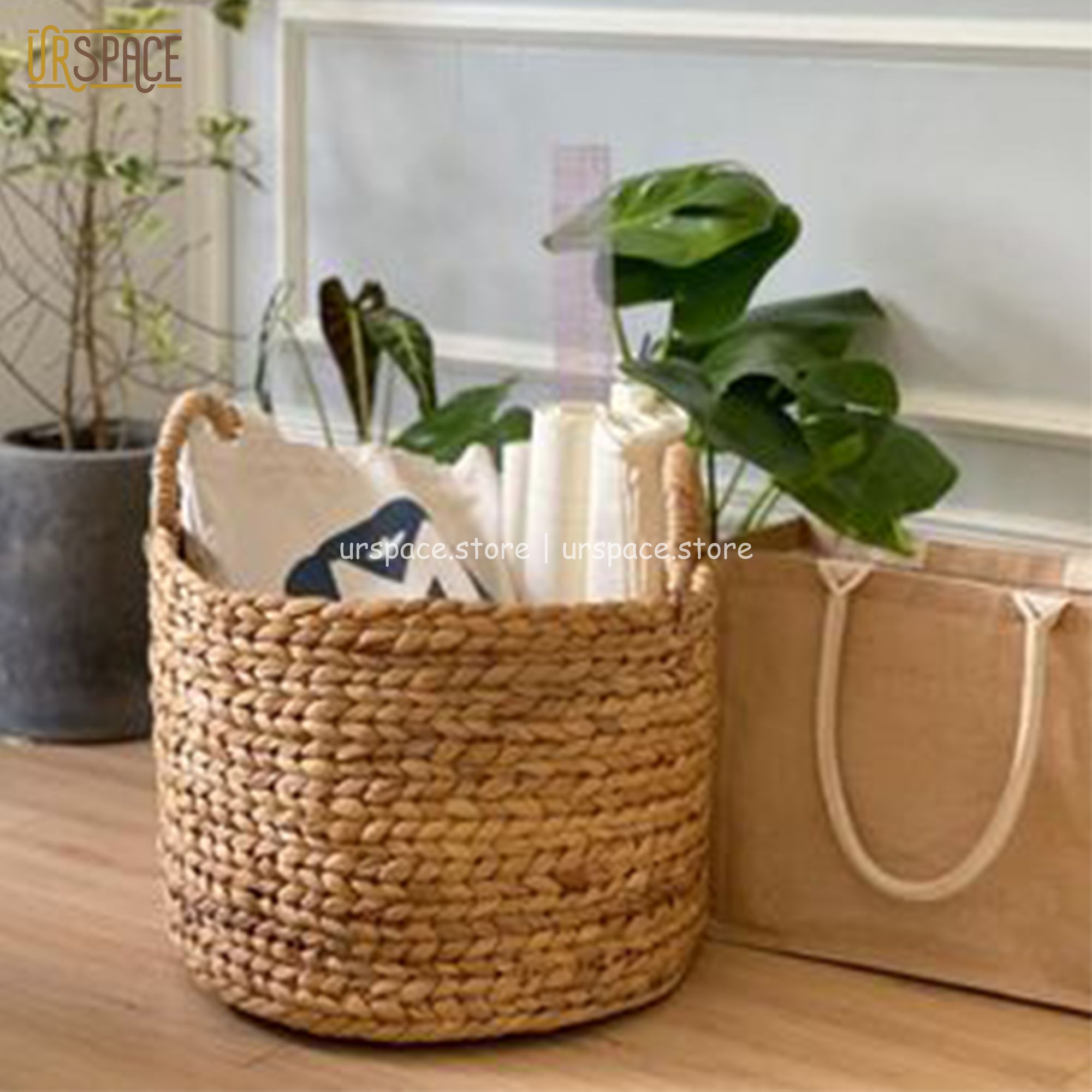 Sọt lục bình hình tròn