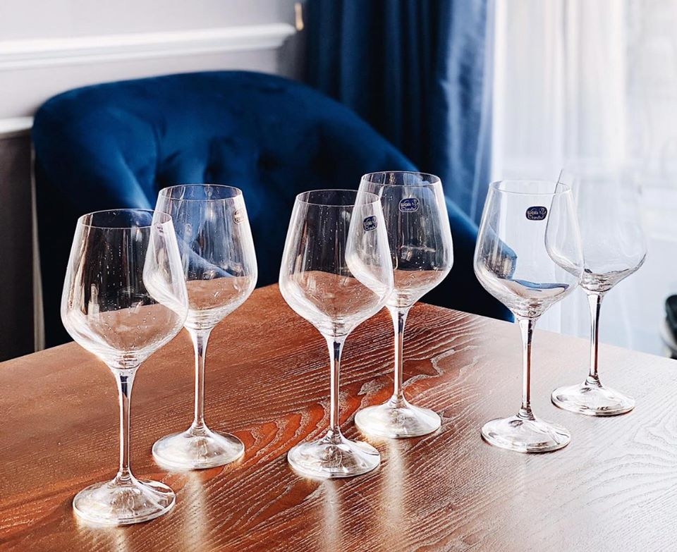 Bộ 6 Ly Vang Phale Cao Cấp Bohemia Rebecca 460ml | Lynh Decor | Tiki