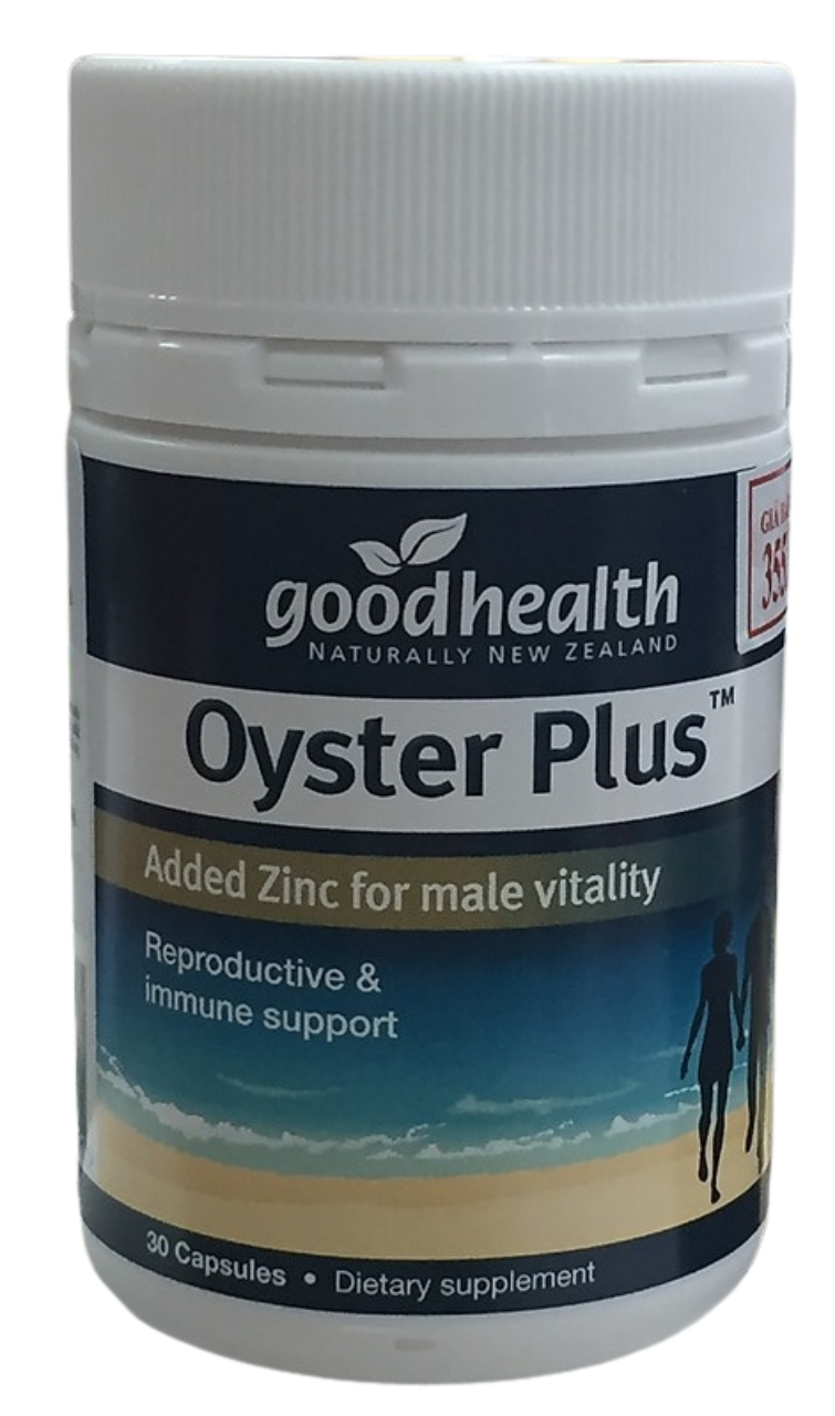 Tăng Cường Sinh Lý Nam Tinh Chất Hàu Goodhealth Oyster Plus Nhập Khẩu New Zealand Giúp Bổ Thận Tráng Dương, Cải Thiện Sức Khỏe Sinh Sản Và Chất Lượng Tinh Trùng, Hỗ Trợ Tình Trạng Xuất Tinh Sớm, Giảm Đau Lưng Mỏi Gối Chậm Mãn Dục Lọ 30 viên 1