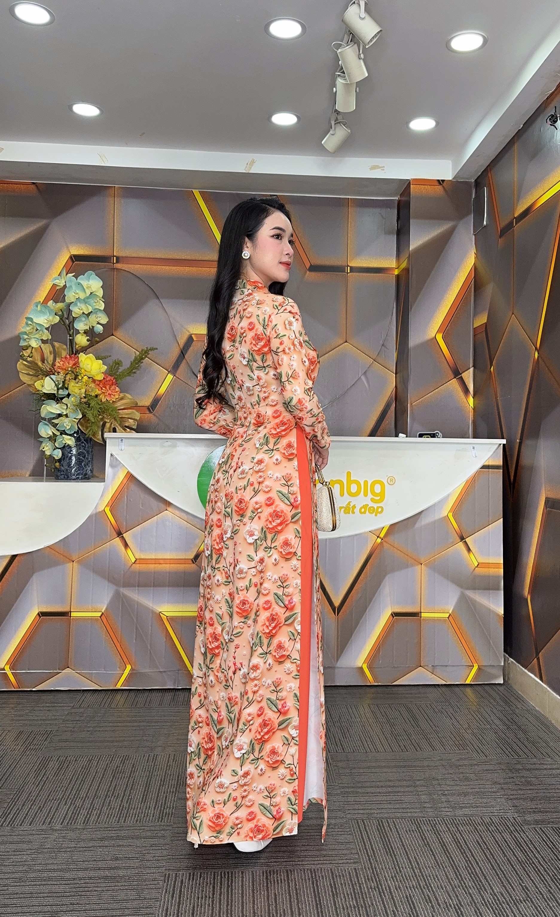Set áo dài - S1860- Thương hiệu Zonbig