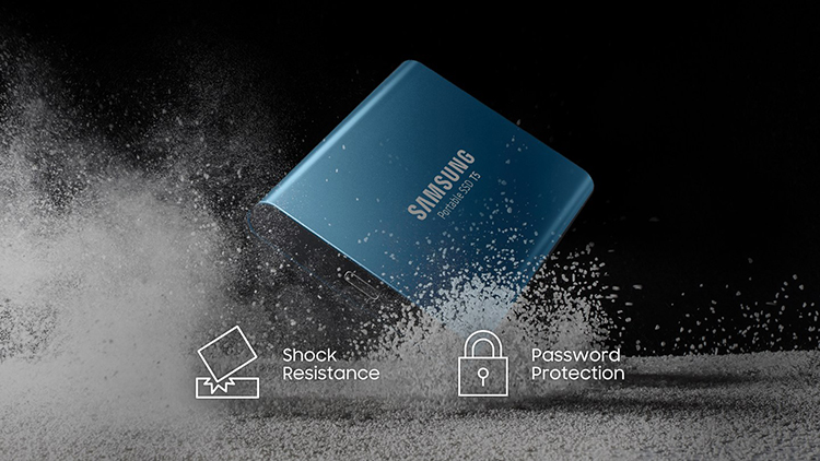 Ổ Cứng Di Động Gắn Ngoài SSD Samsung T5 MU-PA500B/AM 500GB - Hàng Nhập Khẩu