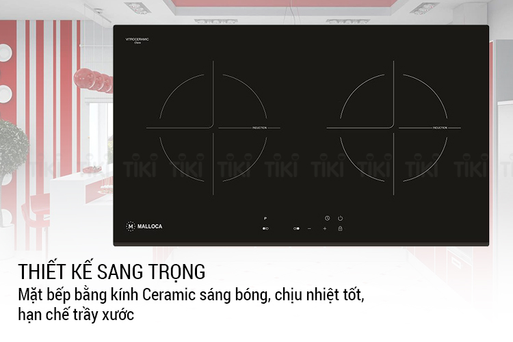 Bếp Âm Đôi Từ Malloca MH-7320 I - Hàng chính hãng
