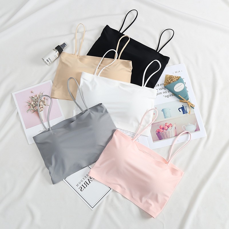 Giảm Giá Bộ 3 Áo Bra 2 Dây Nữ Quây Ngang Chất Su Đúc Mịn Mát - Áo Ống Nữ Có  Mút Đệm Mỏng Có Thể Tháo Rời - Br06 - Beecost