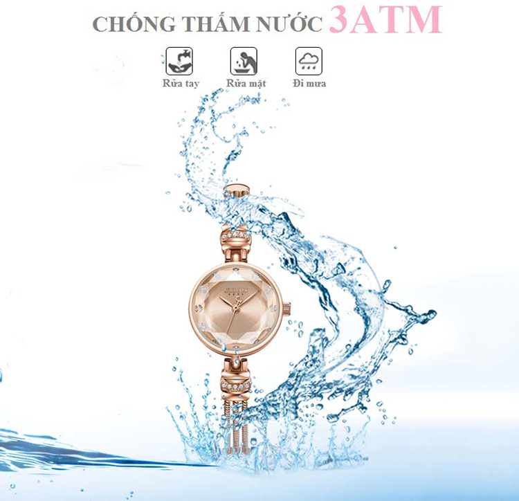 Đồng Hồ Nữ Julius JA-1135B (Đồng)