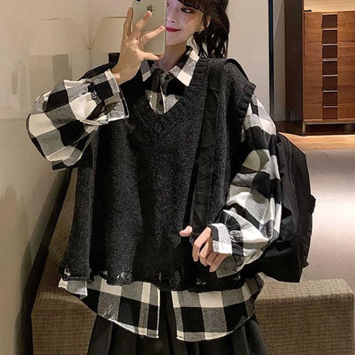 Váy Len Suông Min19 Đầm Len Mongtoghi Dệt Kim Tay Ngắn Dáng Dài Kẻ Kiểu Cổ  Bẻ Form Rộng Bigsize Thời Trang Hàn Quốc   Hazomicom  Mua Sắm Trực Tuyến