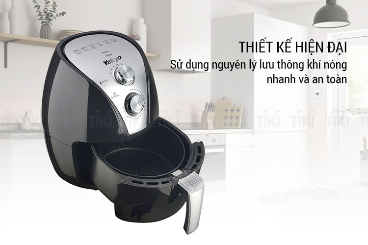 Nồi Chiên Không Dầu Yakyo TP-2501 (3.0 Lít) - Hàng Chính Hãng