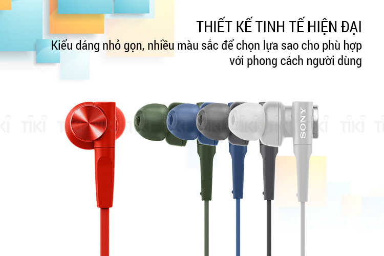 Tai Nghe Nhét Tai Sony ExtraBass MDR-XB55AP - Hàng Chính Hãng