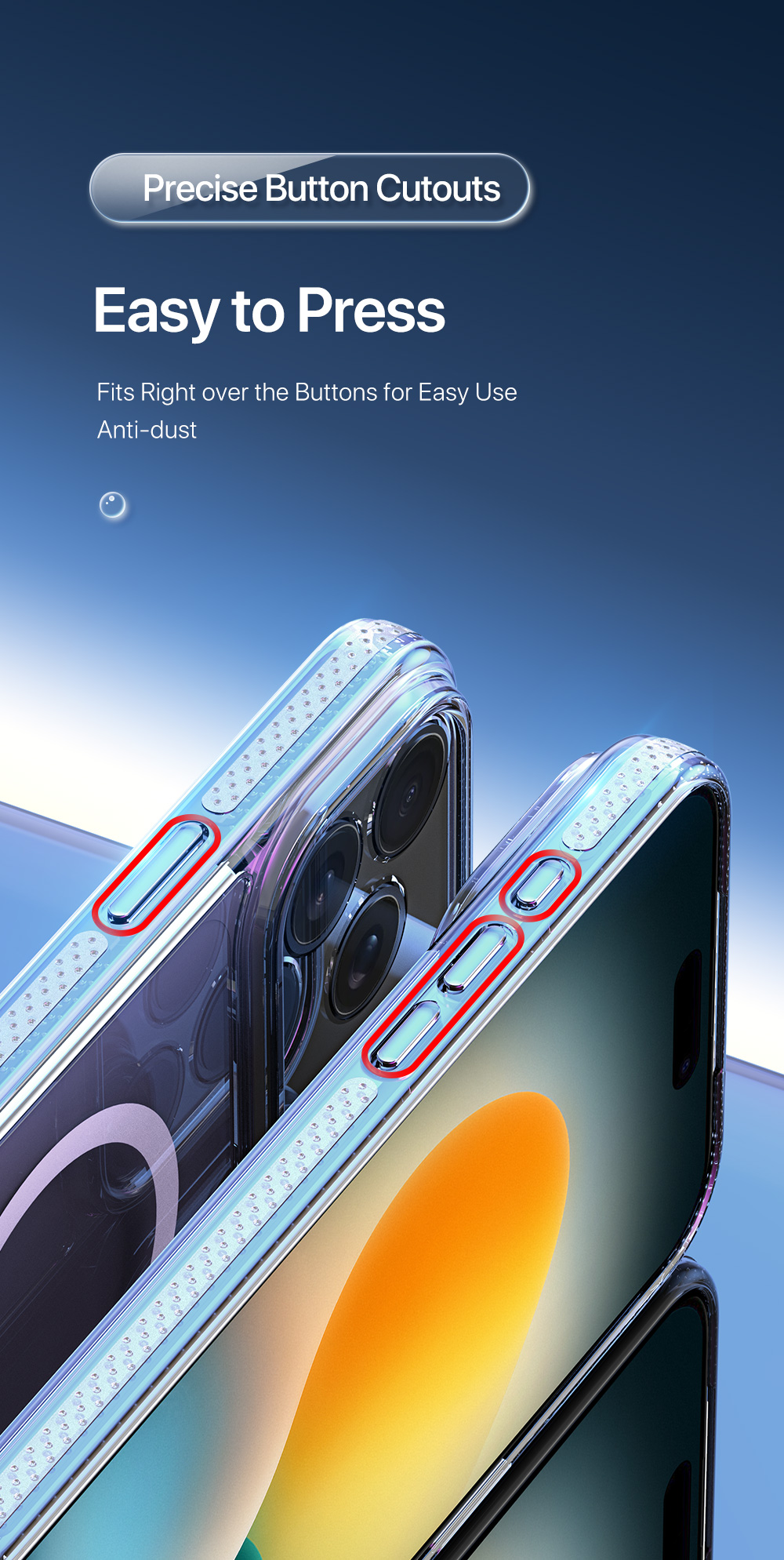 Ốp Lưng Sạc Từ Tính Chống Ố Vàng Dành Cho iPhone 17 Pro Max / 17 Pro / 17 Air / iPhone 17, DUX DUCIS Clin Mag Series_ Hàng chính hãng