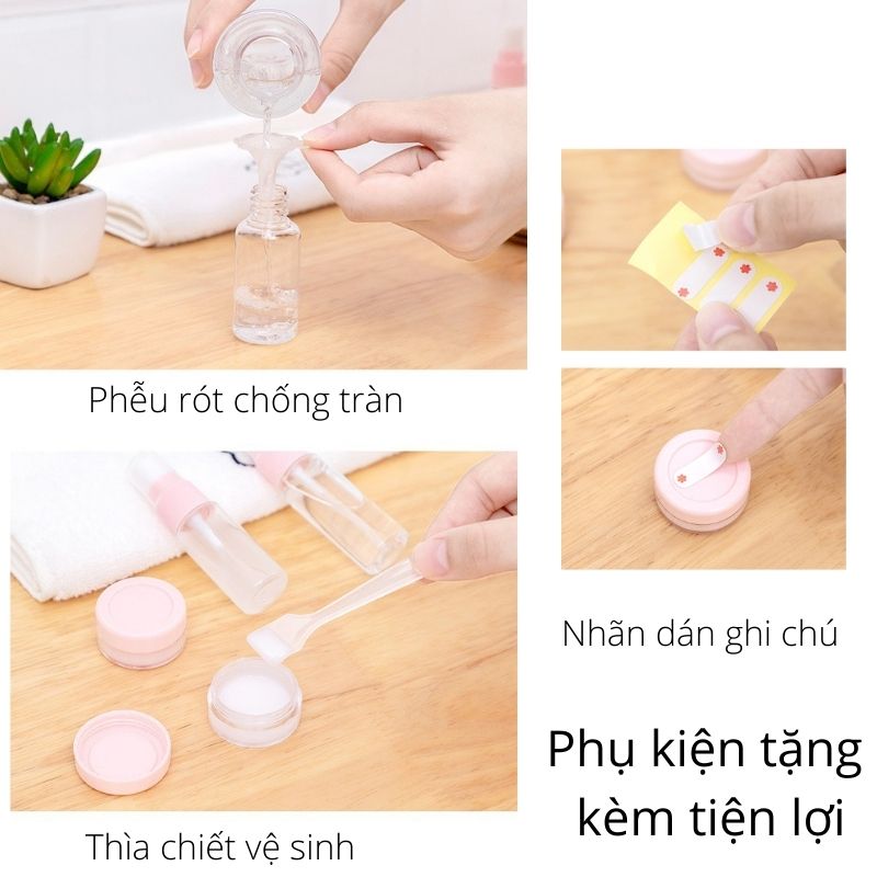 chiết mỹ phẩm mini du lịch