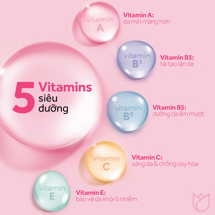 Nước Tẩy Trang Vitamin Và Hoa Hồng Sáng Da  Pond's Micellar Water