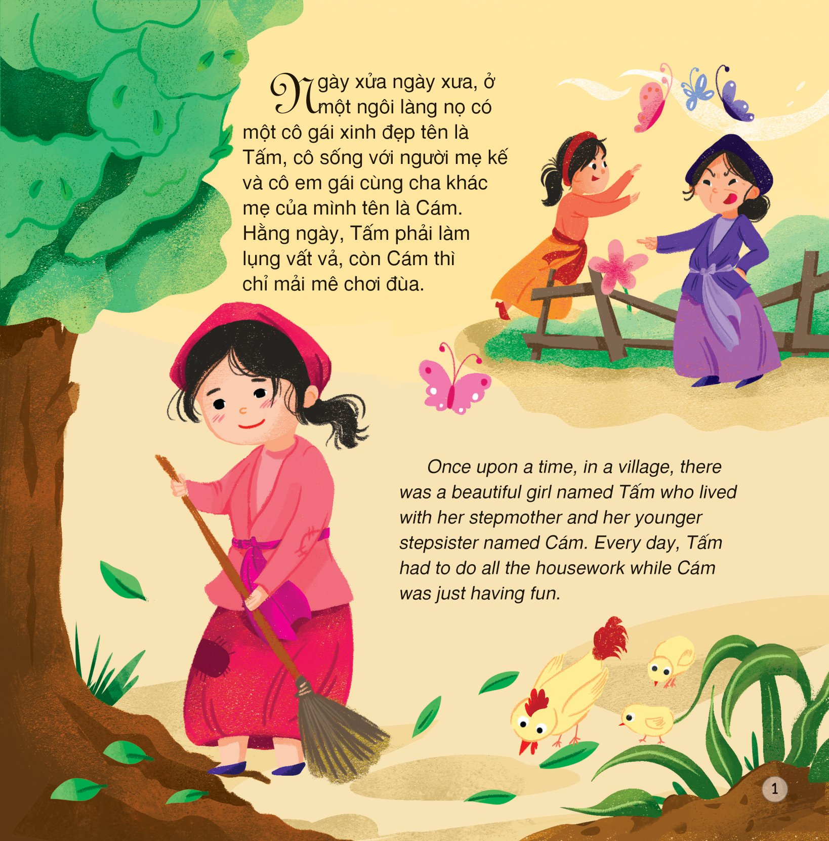 Truyện Cổ Tích Việt Nam (Song Ngữ Việt - Anh) - Tấm Cám