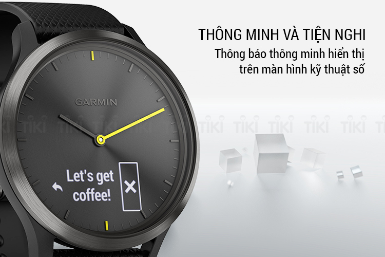 Đồng Hồ Thông Minh Garmin Vivomove HR Sport - Hàng Chính Hãng
