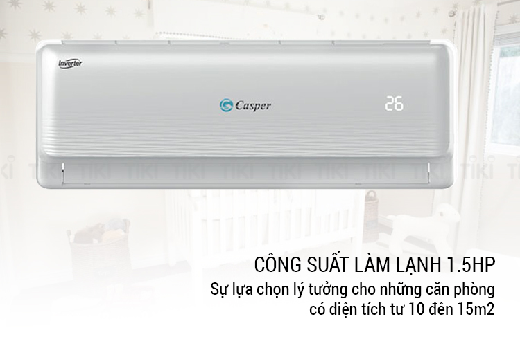 Máy Lạnh Inverter Casper IC-12TL22 (1.5HP) - Hàng Chính Hãng