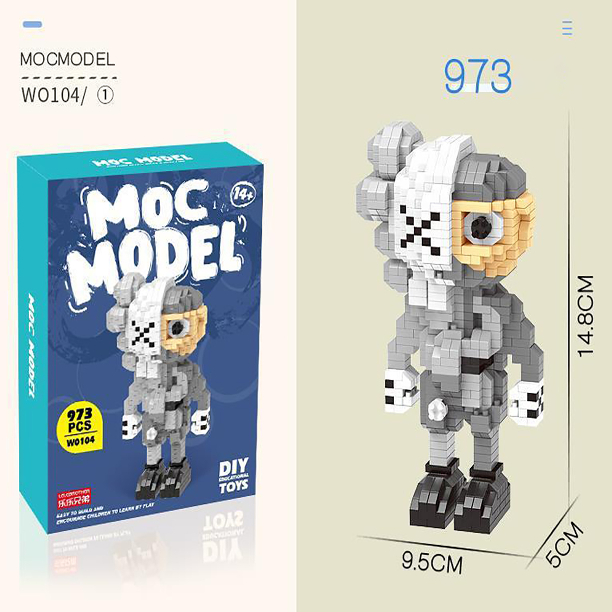 Bộ đồ chơi lắp ráp ghép Lego xếp hình đơn giản cho bé trai con gái