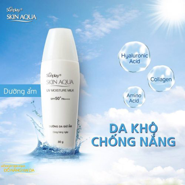 Sữa Chống Nắng Hằng Ngày Dưỡng Da Giữ Ẩm Sunplay Skin Aqua UV Moisture SPF 50+ PA++++ (70g)