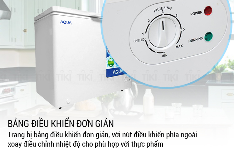 Tủ Đông Aqua AQF-C310 (202L) - Hàng Chính Hãng