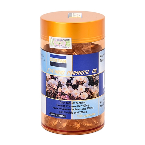 Viên uống Tinh dầu hoa Anh Thảo hỗ trợ cân bằng nội tiết nữ Costar Evening Primrose Oil (100 Viên)