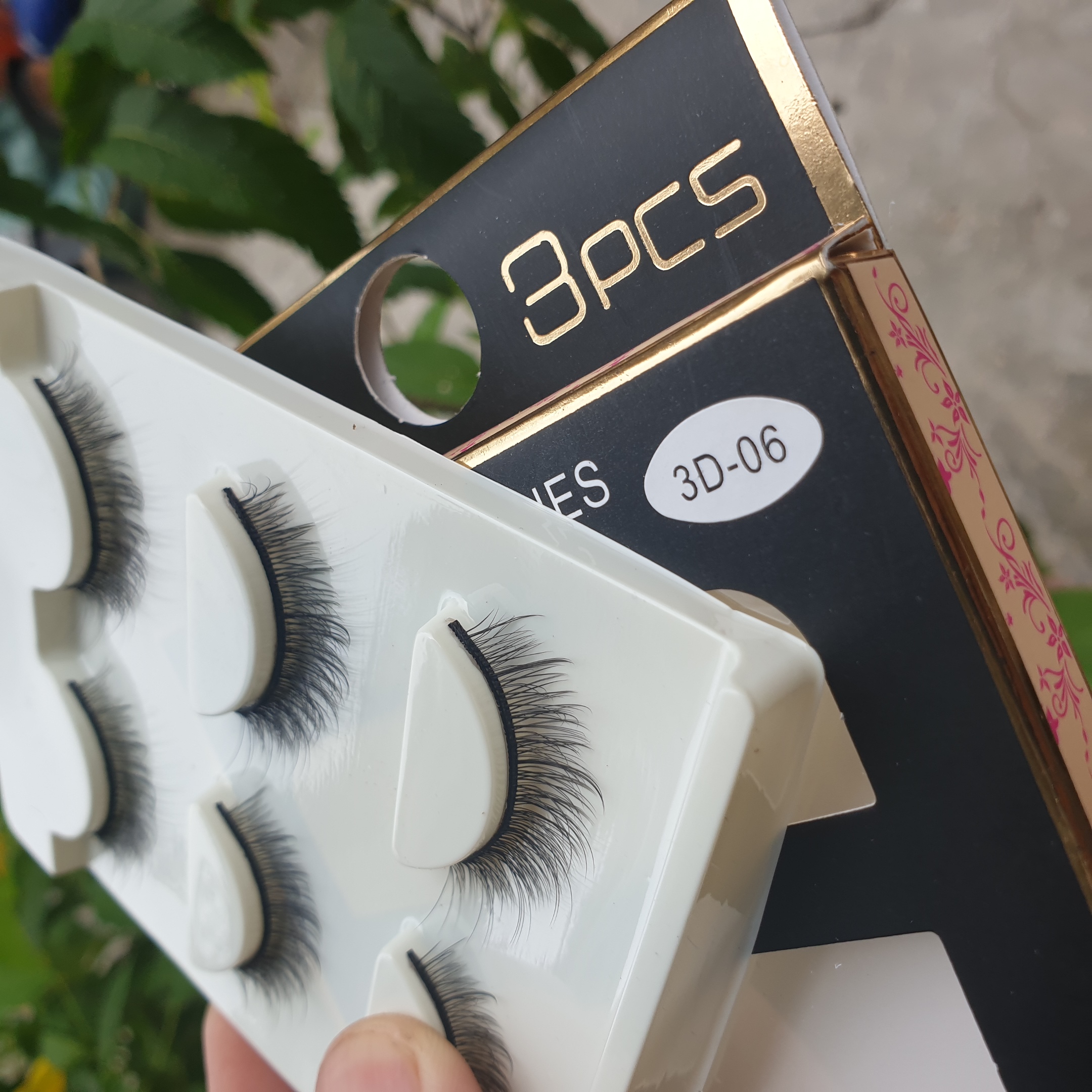Lông mi giả lông chồn 3 Fashion Eyelashes 3 Faux-Cils 3D 1 bộ 3 cặp