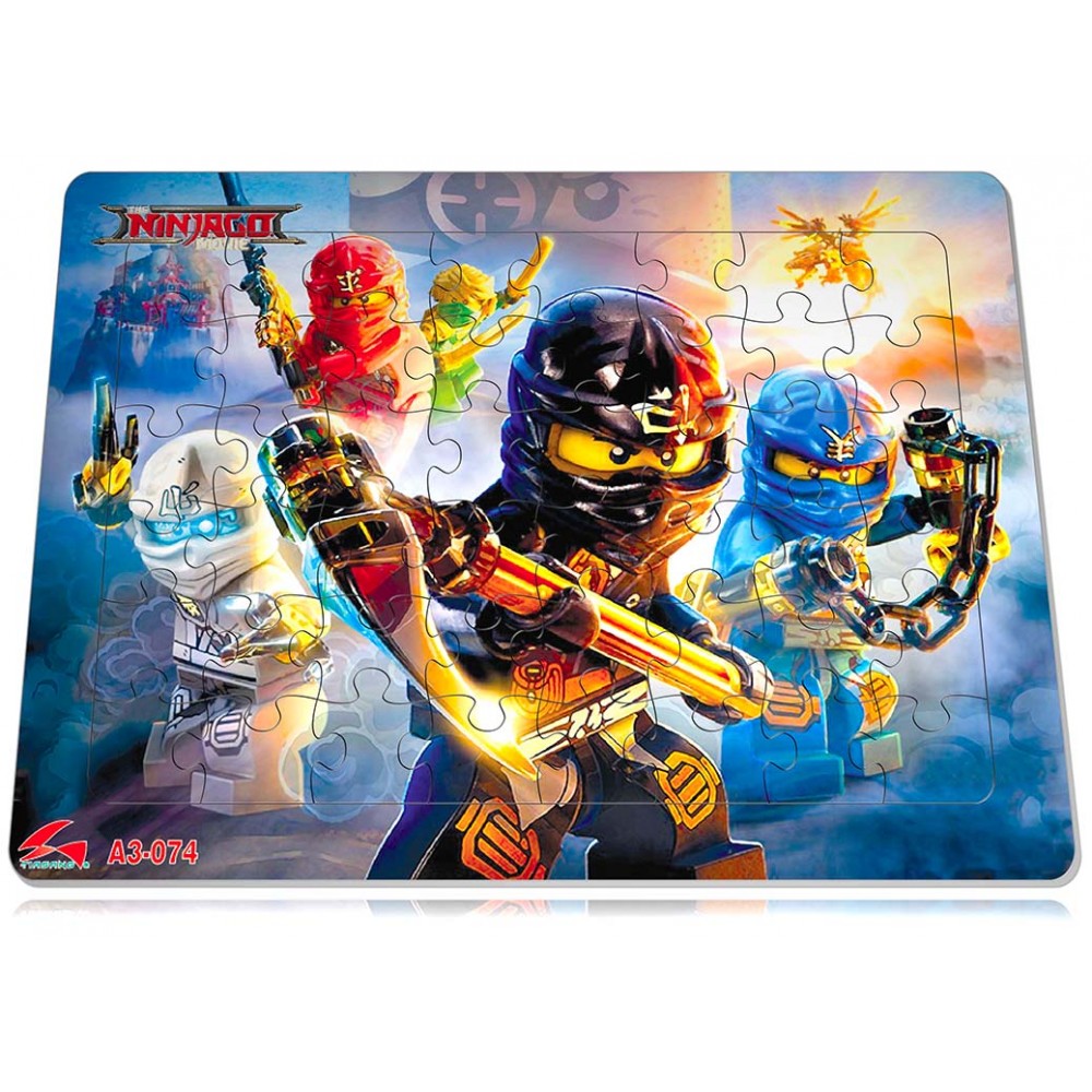 Bộ 2 tấm xếp hình A3, 48 mảnh ghép Ninjago và Minion, hoặc đội bay siêu đẳng và pokemon. Đồ chơi trí tuệ cho bé từ 3 tuổi. Tia Sáng Việt Nam. Chứng nhận hợp quy chủng loại Xếp hình số mảnh ghép lên đến 25 mảnh. 1