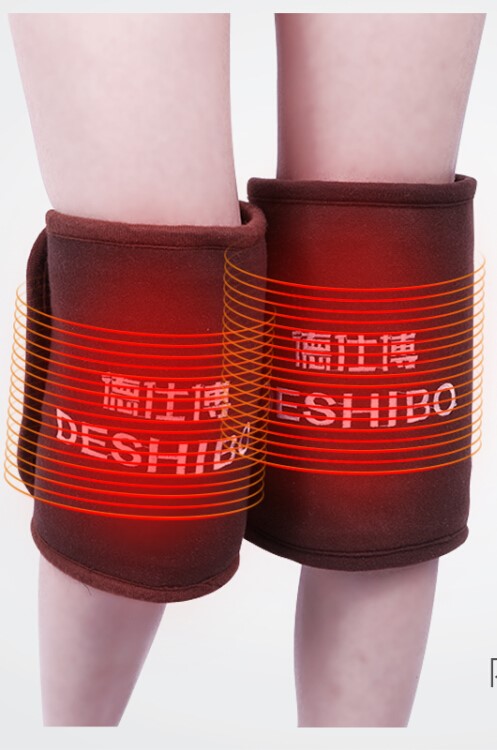 Deshibo electric knee pads warm old cold legs electric heating moxibustion sea salt heat pack knee physiotherapy fever instrument men and women four seasons salt bag cold knee pads