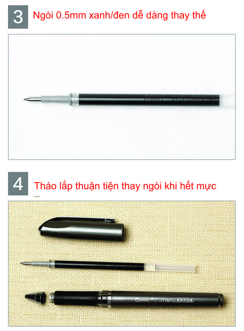 3 Set - Japanese Calligraphy Pens