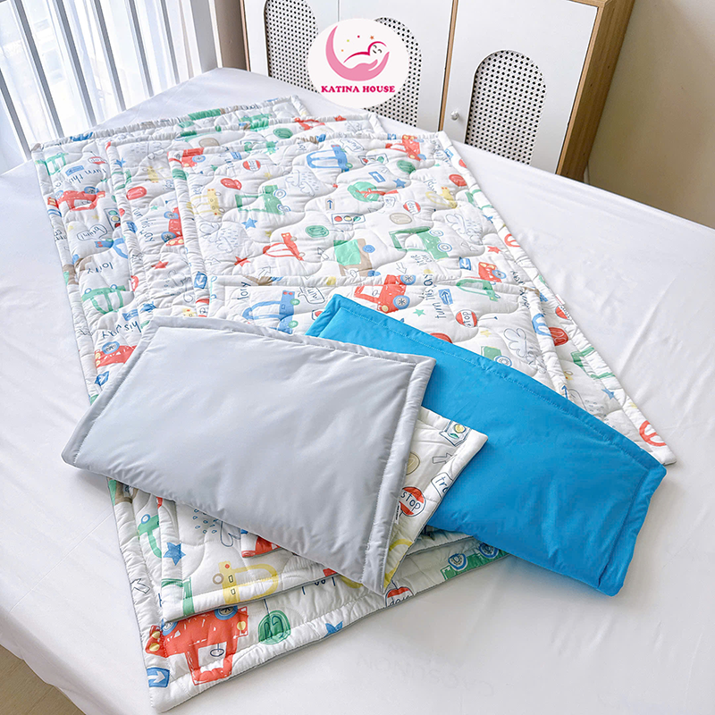 Nệm cho bé đi học mầm non tiểu học, vải Tencel mềm mịn, chống thấm – Katina House