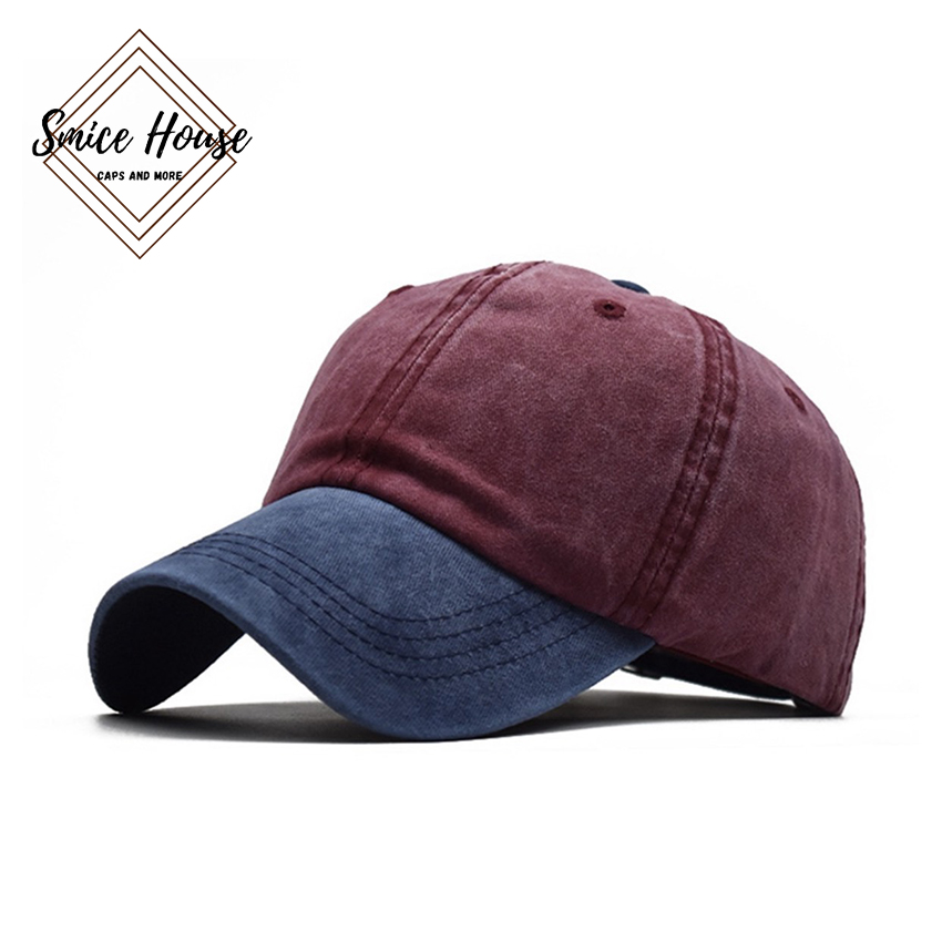 [ĐÓNG HỘP] Nón lưỡi trai jeans trơn bụi bạc màu kết hợp 2 màu dành cho cả nam và nữ freesize - Mũ che nắng mùa hè- Smice House